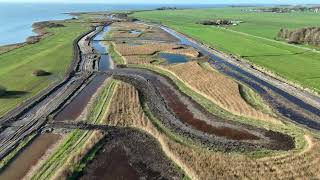 Drone vliegen Mokkebank vis en vogelcentrum 03112024 1158 [upl. by Jamnes]