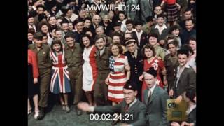 RUSHES WYLER  VE DAY CELEBRATIONS IN PARIS MAY 1945  LMWWIIHD124 [upl. by Mechelle]