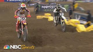 Supercross Round 11 in Indianapolis  EXTENDED HIGHLIGHTS  31922  Motorsports on NBC [upl. by Nifled]