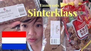 Emmy Eats Sinterklaas  tasting Dutch holiday sweets [upl. by Eissed]