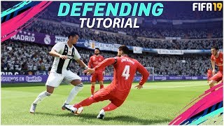 FIFA 19 DEFENDING TUTORIAL  How To Defend Effectively  BEST Way To TACKLE CONTAIN amp JOCKEY [upl. by Oiruam]