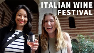 ITALIAN WINE FESTIVAL  Hosteria Verona 2023  Italian drinking culture [upl. by Eahsan]