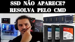 SSD não aparece no Windows Resolva pelo CMD rápido [upl. by Aleekahs515]