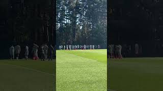 Real Madrid Milan allenamento per i rossoneri a Milanello [upl. by Anilram]