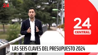 Estas son las seis claves del Presupuesto 2024  24 Horas TVN Chile [upl. by Erdnua128]