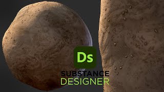 Stylized Dirt Terrain  Substance 3D Designer [upl. by Edijabab]