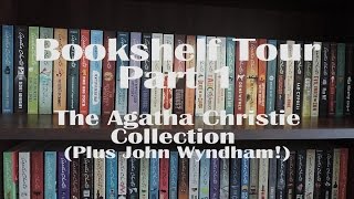 Bookshelf Tour  Part 1  The Agatha Christie Collection Plus John Wyndham [upl. by Chamkis302]