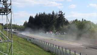 BIG CRASH  Spa 6h WEC [upl. by Bogoch600]