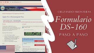 COMO LLENAR FORMULARIO DS160  2021 B1B2 [upl. by Aaberg951]