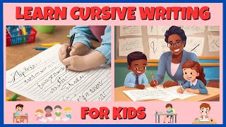 Learn Cursive Hand Writing For Kids [upl. by Jarrid]