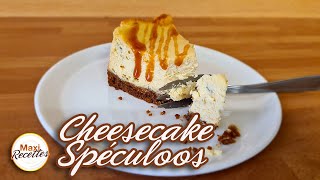 Cheesecake aux Speculoos Recette Facile et Rapide [upl. by Cower]