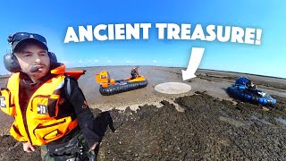 Treasure Hunting by HOVERCRAFT Epic finds were made [upl. by Titos]