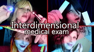 Four Medical Exams at Once  Interdimensional ASMR Roleplay Layered Sounds Personal Attention [upl. by Ynohta326]