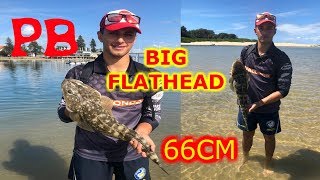 66cm Flathead Fishing at The Entrance Central Coast NSW  Ep 1  Dogan Portakalci [upl. by Murtha]