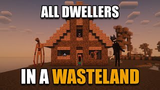 I added EVERY Dweller to a Wasteland in Minecraft Surviving ALL of Minecrafts DWELLERS [upl. by Isnan394]