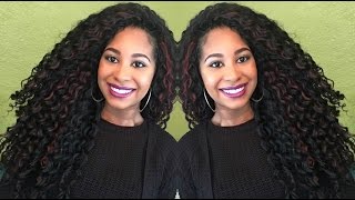 Model Model Twin Deep Crochet Braids [upl. by Theurer]