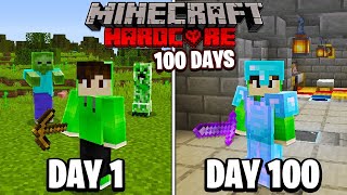 Hardcore Mode Pushing to Survive 100 Days Live Day 2 minecraft 100daysinminecraft [upl. by Nonahs]