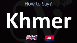 How to Pronounce Khmer CORRECTLY [upl. by Aridatha]