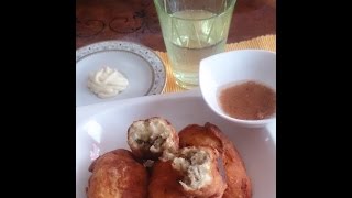 POMME DE TERRE FARCIE A LA VIANDE HACHEE FRIT [upl. by Nerraw]