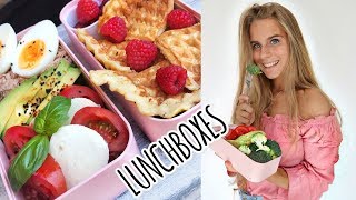 6 gesunde LUNCHBOX Rezepte für die Schule Arbeit und Uni [upl. by Balbur]