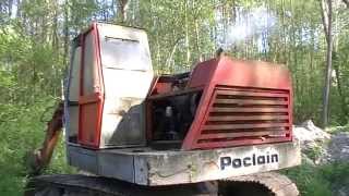 Poclain TC 45 startup excavator [upl. by Bracci444]