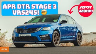 Stage 3 Skoda Octavia VRS245 with the new APR DTR Turbo 420HP  Autoculture [upl. by Rafaellle]