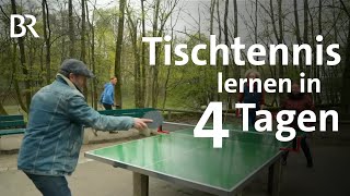 Tischtennis lernen Runde aufs Eckige  Spiel gegen Weltmeister  Sport  freizeit  Reportage  BR [upl. by Azenav787]