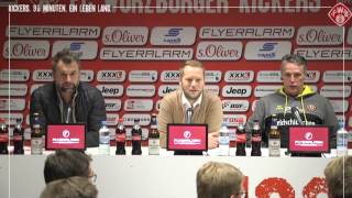 Kickers TV Die Pressekonferenz nach dem Spiel gegen Dresden [upl. by Hewett]