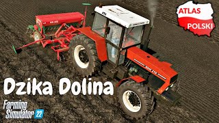 Dzika Dolina  Siew Rzepaku 🌾 ZETOR 16245 🚜 Agromasz SR300 ☆ FS 22 ☆ Atlas Polski ㋡ Anton [upl. by Gerrit]