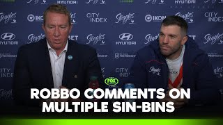 quotBoth of those were sinbinsquot  Roosters Press Conference  Fox League [upl. by Mafalda]