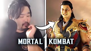 Shang Tsung Actor reenacts voice lines from Mortal Kombat 1 [upl. by Navad652]