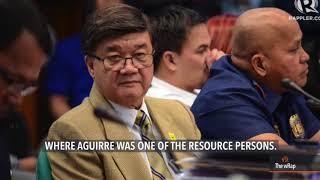 Aguirre caught texting to expedite cases vs Hontiveros [upl. by Inahpets]