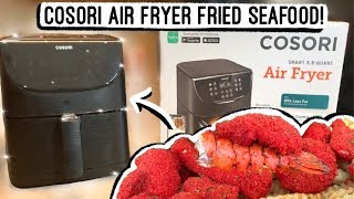 HOW TO USE AN AIR FRYER FOR SEAFOOD MUKBANG [upl. by Lerak492]