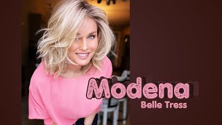 NEW STYLE  Belle Tress MODENA Wig Review  3 COLORS  UNBOX amp WORK IT [upl. by Coop748]