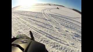 Arctic Cat F7 vs Polaris XC 700 [upl. by Lorrad]