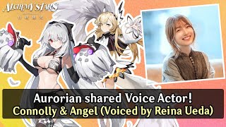 Alchemy Stars Aurorian shared Voice Actor  Connolly amp Angel voiced by Reina Ueda [upl. by Millard]