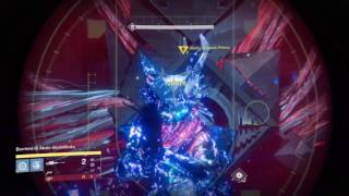 DestinyAge of TriumphAksis boss fight hard mode [upl. by Yrrem]