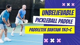 Paddletek Bantam TKOC 143mm Review  Best Paddle for Pickleball [upl. by Ennaitsirhc]