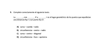 Pregunta 9 Matemáticas Guía EXACER COLBACH 2024 [upl. by Ahsocin6]