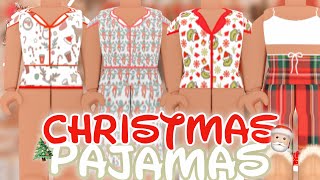 aesthetic roblox christmas pajamas WITH CODES  LINKS [upl. by Nawuq70]