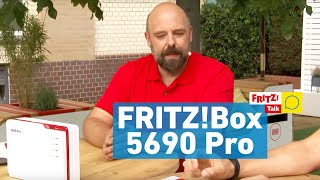 Glasfaser und DSL mit FRITZBox 5690 Pro  FRITZ Talk live von der IFA 2023 [upl. by Brice]