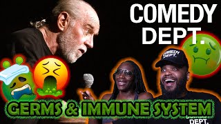 George Carlin Germs amp Immune System George Has A STRONG Defense  BLACK COUPLE REACTS [upl. by Haret]