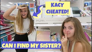 Can I Find My Sister Challenge  Kacy Cheated  Jacy and Kacy [upl. by Ahsietal]