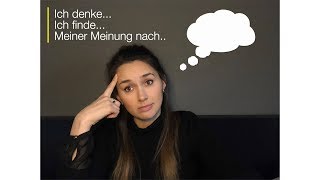 Redemittel Meinung äußern B1B2 Deutsch lernen Diskussion [upl. by Bunow]