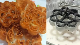 Easy Eggless Rose cookiesAchi MurukkuAchappam [upl. by Elttil]