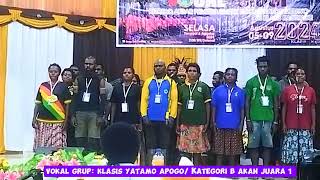 lomba vokal grup klasis yatamo apogokategori B akan dapat juara 1 [upl. by Eelyah]