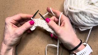 Knitting Technique One Row Buttonhole Tutorial [upl. by Stieglitz]