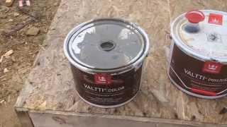 Как применять Tikkurila Valti color и Pohjuste How to apply Tikkurila Valti color and Pohjuste [upl. by Leirza824]