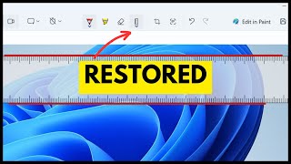 Ruler Missing in Windows 11 Snipping Tool Microsoft Restored it with v112404370 [upl. by Idnac]