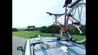 Budget Rooftop Bike Carrier Review [upl. by Oihsoy329]